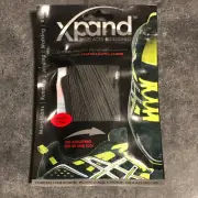 Xpand No Tie Shoelaces Redesigned Elastic Lacing System Black New in Package