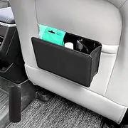 Car Trash Can Multi-Function Garbage Can,Mini Bin,Leather Organization Bag Back Seat (FJLJT)