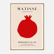 Galrie Henri Matisse Papiers Découpés Exhibition Poster - Iconic Modern Art Print, Wood Frame, A1 60 x 84cm (23 x 33inch)