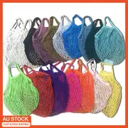 Mesh Net Turtle Bag String Shopping Bag Reusable Fruit Storage Handbag Totes AU