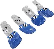 DRESSOOS 4pcs Pet Footwear Puppy Supplies Pet Socks Dog Socks Adorable Paw Protectors Replaceable Dog Paw Protectors Breathable Paw Protectors Replaceable Cotton Socks Dog Accessory