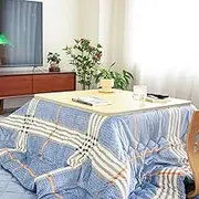 Foldable Kotatsu Table with Heater, Reversible Wood Top, (Kotatsu Set (Table+Heater+futon+Carpet)