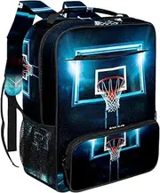 Travel Backpacks for Women,Mens Backpack,Basketball Hoop Stadium,Backpack, V7xb2cgqmwua, 14.4x11.6x5.7 in