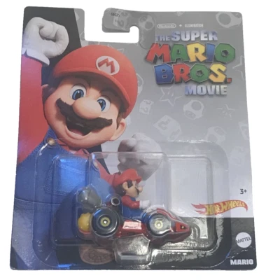 Hot Wheels Nintendo + Illumination The Super Mario Bros Movie GBG25 Red
