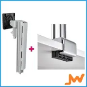Atdec AWMS-1340 130mm Arm C Clamp Desk - Silver
