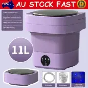 11L Mini Washing Machine Foldable Laundry Bucket Underwear Socks Washer Machine