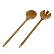 Davis & Waddell Salad Servers Set Of 2 Wooden Serving Spoon and Fork Utensils