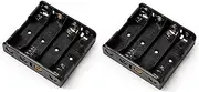 Corpco 4 x AA Battery Holder with Standard snap Connector 6V Output Type BH341 2 Pack