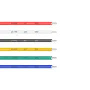 PVC Electrical Wire 20 AWG Tinned Copper Stranded Hook-up Wire 6.56ft 10pcs
