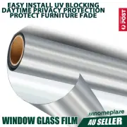 Privacy Removable Window Glass Film One Way Mirror UV Blocking Solar Heat Reduce