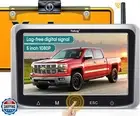 Wireless Backup Camera Easy Install: Touch Button 5 Inch HD 1080P Monitor - N
