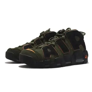 【NIKE 耐吉】休閒鞋 Air More Uptempo 96 男鞋 墨綠 黑 大Air Cargo Khaki(DX2669-300)