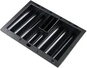 PHENOFICE Table Poker Chip Tray Thick Plastic Poker Chip Storage Tray for Gaming Smooth Surface Flat Base for Scratch Tables Tidy and Orderly
