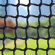 Child Safety Net Protection Rope Net Safety Netting for Stairs Railing Balcony Cat Net Knotless Polyester Playground Safety Net Fence Net Black(1X3m)