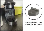 Replacement Drip Tray for Nespresso Inissia D40 Coffee Machine 3D Printed