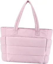 [Perfeclan] Women Lightweight Tote Bag Stylish Shoulder Bag for Gift Commuting Business Trip