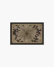 60' x 90' | Machine Washable Runner Rug | Kid & Pet Friendly | Indoor Rug | Gatsby Black & Gold Rug by Jonathan Adler | Ruggable