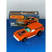 Vintage Matchbox Superfast #34, Vantastic Lesney NO ENGINE in Box