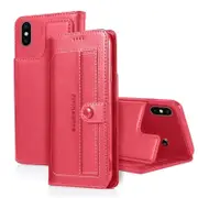 For Apple iPhone XS Max Case SupRShield Luxury Wallet Leather Flip Magnetic Stand Case Cover (Hot Pink)