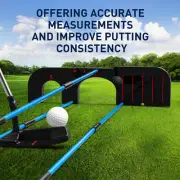 Golf Training Aid Tour Aim Gate With 6 Alignment Sticks and 5 Swing Plane Angle