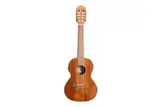 Tiki 8 String Solid Mahogany Top Electric Ukulele with Soft Case (Natural Gloss)