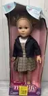 My Life As Sadie Posable 18" Doll Blonde Hair Brown Eyes Brand New damaged Box