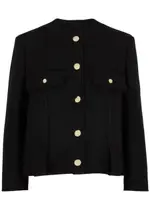 Khaite Laybin Wool-blend Jacket - Black - 12 12
