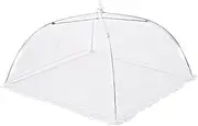 Mesh Food Cover – Stainless Steel Frame + Mesh Cloth Food Cover Tent | Food Dome Net with Fine Mesh Protection | Camping Food Covers Ideal for Outdoor Picnics, BBQs & Garden Parties