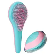 Home and Travel Detangler Brush Set - Reduces Frizz and Breakage for Thick, C...