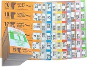 Jumbo Bingo 750 BOOKS 10 PAGE GAME STRIPS OF 6 TV TICKET SHEET BIG BOLD NUMBERS