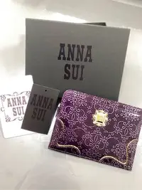 在飛比找Yahoo!奇摩拍賣優惠-九成新 ANNA SUI 卡夾名片包