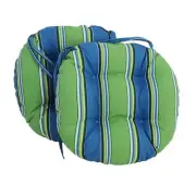 16 In Outdoor Spun Polyester Tufted Chair Cushion Set of 2