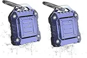 2 Pack Airtag Keychain Holder: Waterproof Case with Keyring for Apple Airtag - Shockproof & Scratchproof Air Tag Cover for Key, Kid, Bag, Luggage, Pets Collar