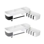 Shower Corner Shelf for Shampoo and Soap Bathroom Organizer Caddy