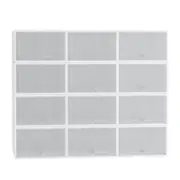 Artiss Shoe Box Rack DIY Set of 12 Stackable White Abel