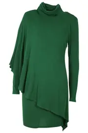 Lavishing Turtleneck Dress--MART-M7829LK