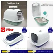 Cat Litter Box Pet Toilet Fully Enclosed Semi Closed Spatter-proof Large Space