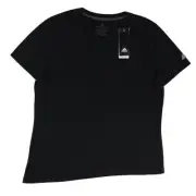 Women's Adidas Ultimate 2.0 V-Neck Climalite Short Sleeve T-Shirt Black AB1505