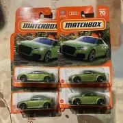 Matchbox 2023 MBX 70 Years Team Audi 2/100 Green Audi TT RS Coupe Lot 4