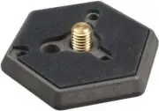 Manfrotto 030-38 Replacement Hexagonal Quick Release Mounting Plate - 3/8 Thread