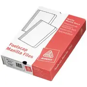 Avery Foolscap Manila Folder Buff 100 Pack