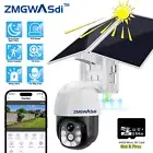 Wifi Security Camera Solar Flood Light 24/7 PTZ Home Remote Live Camera Outdoor