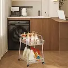 Laundry Room Storage Cart Floor Storage Shelf Bedside Cart Office Shelf Storage