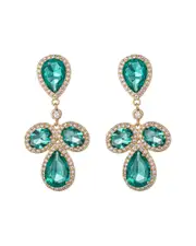 Eye Candy LA The Luxe Collection CZ Celeste Z Statement Earrings