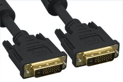 25ft DVI-D Digital Dual Link 24+1 24 AWG Cable Gold-Plate EMI LCD LED TV Monitor