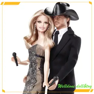 【現貨】芭比Barbie Tim Mcgraw Faith Hill 2011 雙人禮盒 現貨