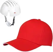 [Frediuo] Sports Bump Hat Headgear with Cap Insert Shock Absorption Baseball Hat Hard Cap for Hiking Gym Trips Machinery Manufacturing
