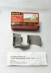 3M Scotch H-128 Hand Dispenser For 48mm or 2" Wide Tape Carton Sealing Tape, N£W