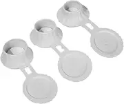 Inverted Bottle Lid, 3-Pack Dispenser Caps, Leak-Proof Toss Design, Easy Shampoo Accessory, Shower Gel Emptying Tool, Perfect for Bathroom, Travel, Everyday Use