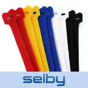 10 Pack of Cable Management Hook & Loop 12cm Cable Ties Multi-Purpose Straps